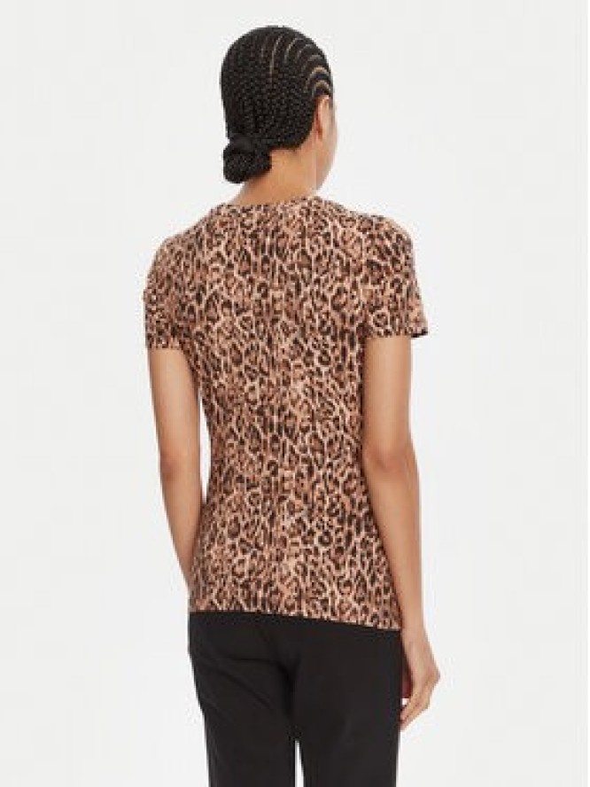 Just Cavalli T-Shirt 79PAHE07 CJ112 Brązowy Slim Fit