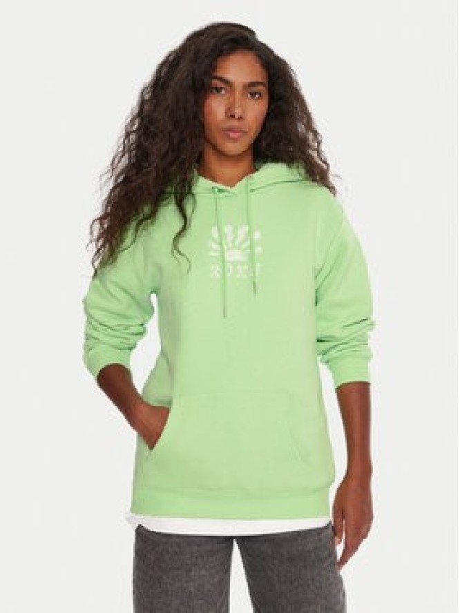 Roxy Bluza Surf Stoked ERJFT05021 Zielony Regular Fit