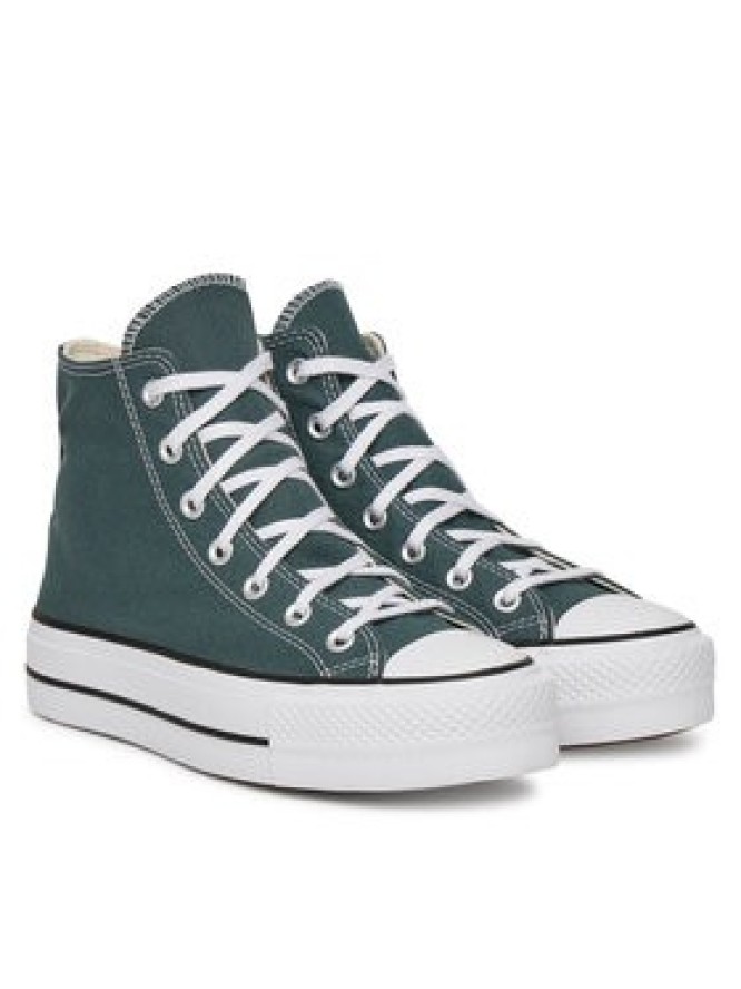 Converse Trampki Chuck Taylor All Star Lift Platform A12596C Zielony