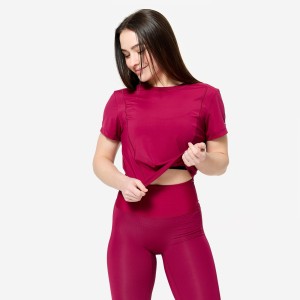 Koszulka fitness damska Domyos krótki rękaw