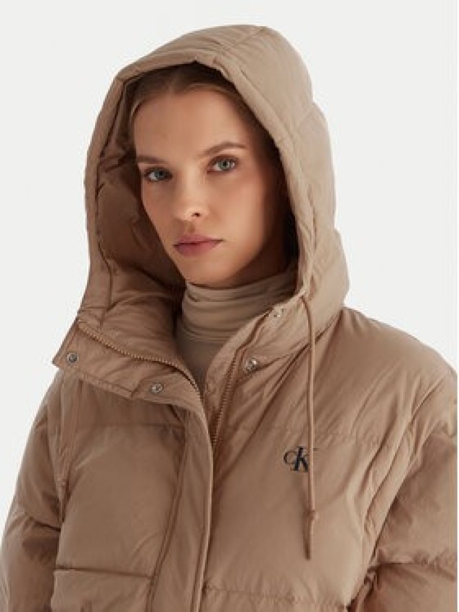 Calvin Klein Jeans Kurtka puchowa LV044D522G Beżowy Regular Fit
