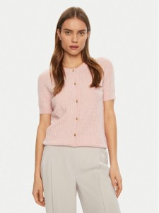 Tommy Hilfiger Kardigan WW0WW43958 Różowy Regular Fit