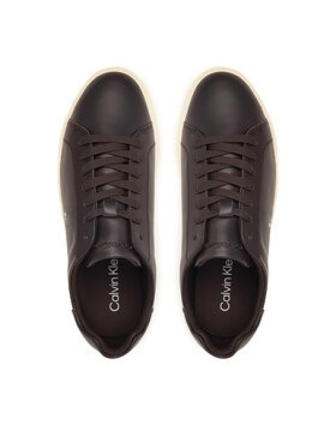 Calvin Klein Sneakersy Low Prof Cupsole Lth HW0HW03295 Czarny