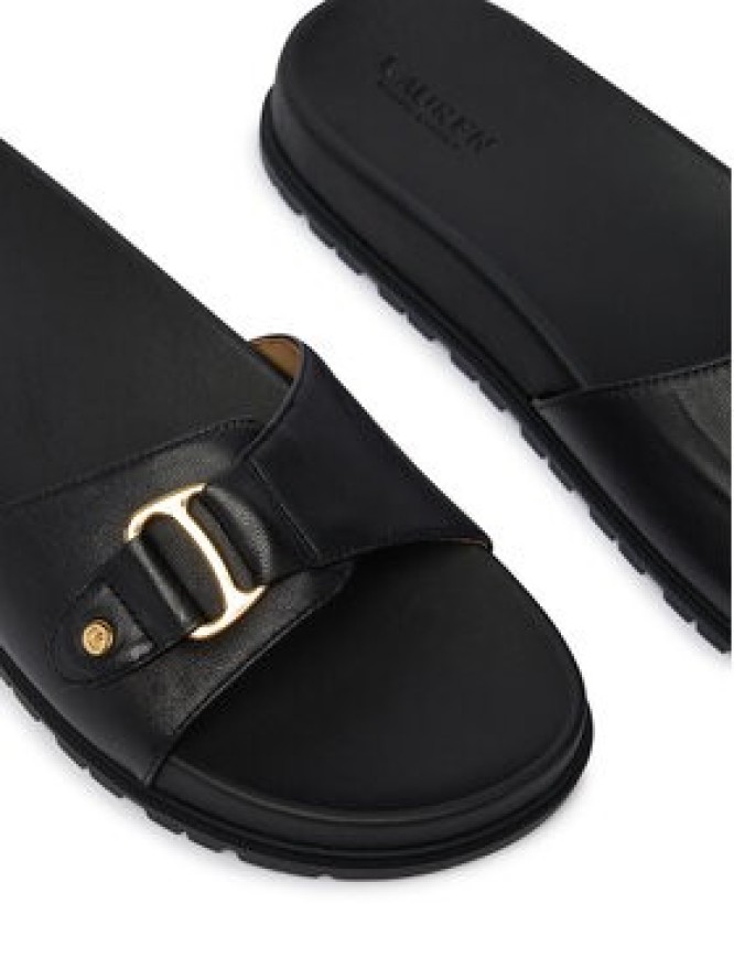 LAUREN RALPH LAUREN Klapki 802982883002 Czarny