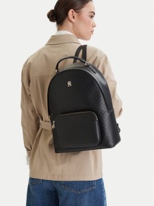 Tommy Hilfiger Plecak Th Daily Backpack Mono AW0AW18852 Czarny
