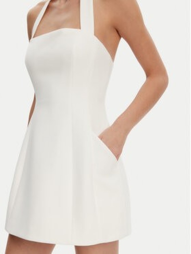 Bardot Sukienka koktajlowa 59857DB1 Biały Slim Fit