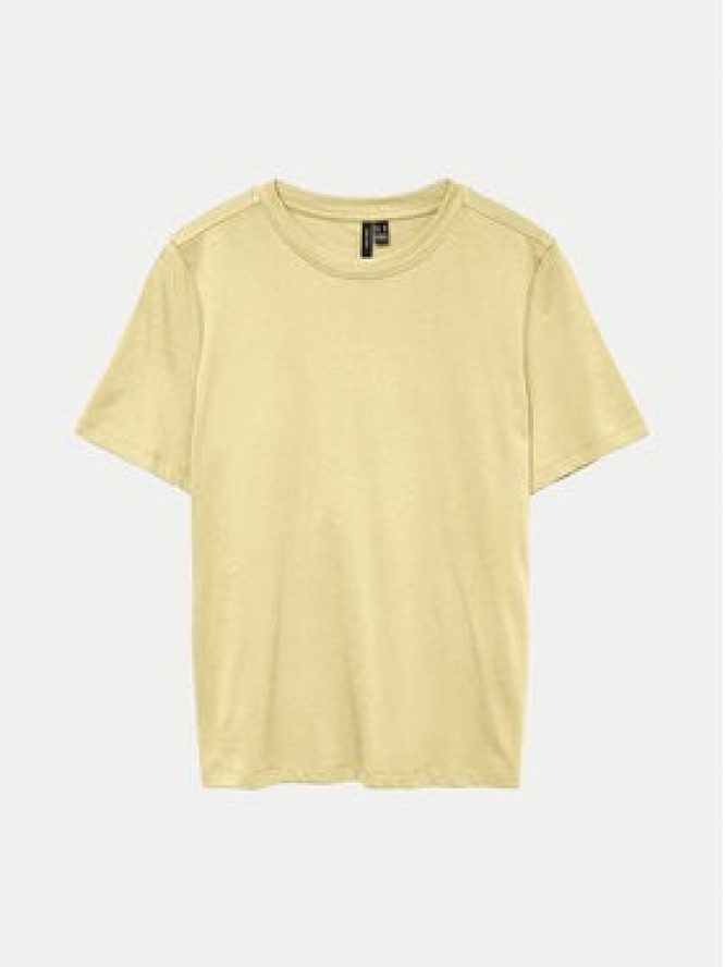 Vero Moda T-Shirt Paulina 10316991 Żółty Regular Fit