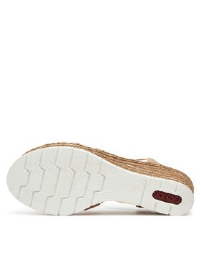 Rieker Sandały 61913-31 Różowy