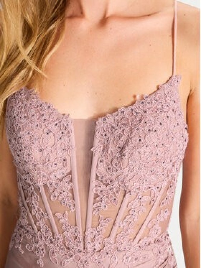 Hey Kyla Sukienka wieczorowa 5AI058HK Różowy Regular Fit