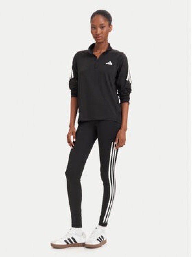 adidas Bluza techniczna Iconic Running JZ5149 Czarny Regular Fit