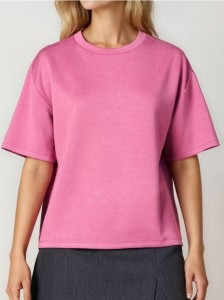 Koszulka z krótkim rękawem - różowy
