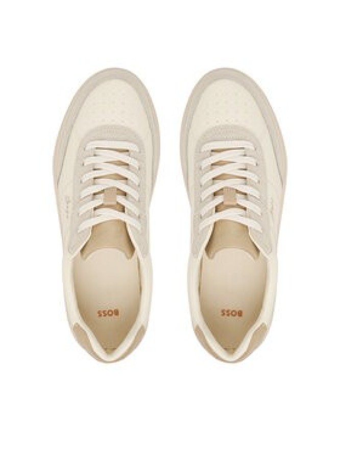 BOSS Sneakersy Everlynn 50563385 Écru