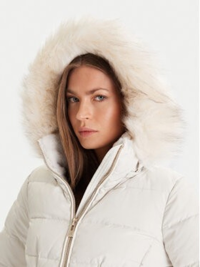 Morgan Kurtka puchowa 252-GITELA Beżowy Regular Fit