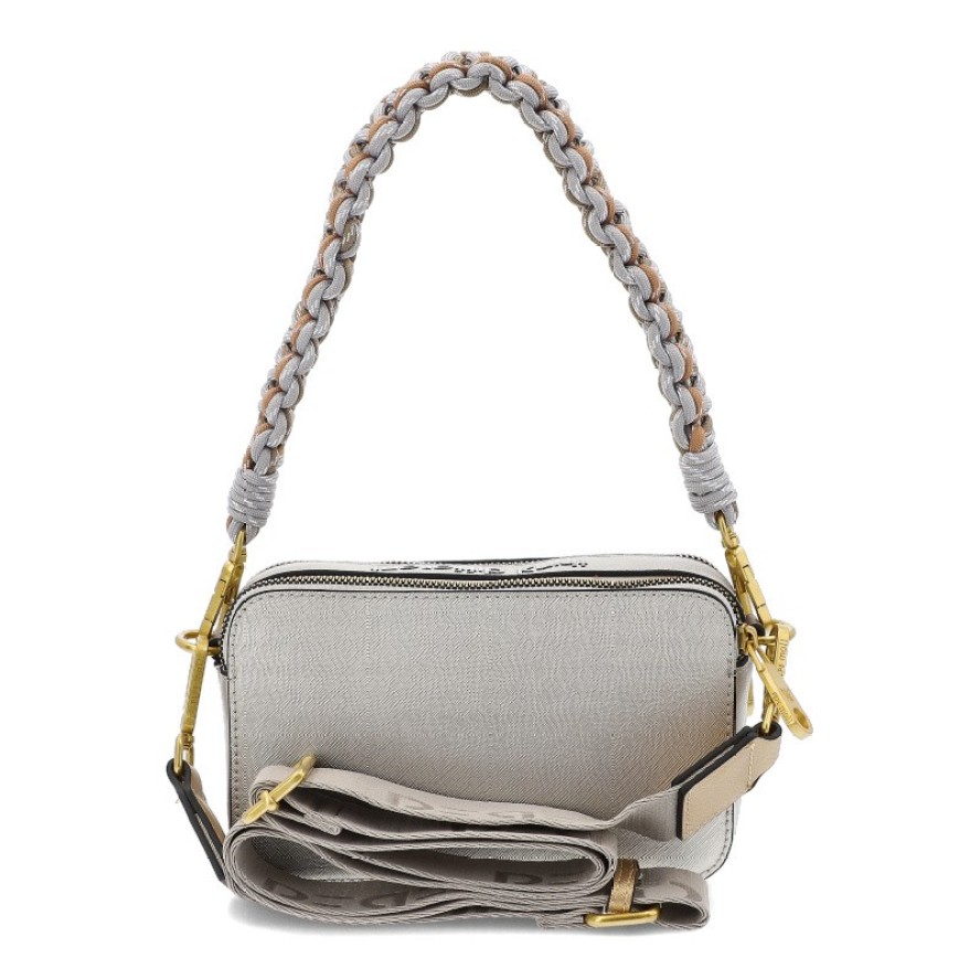 Srebrna Zgrabna Torebka Damska Pepe Moll