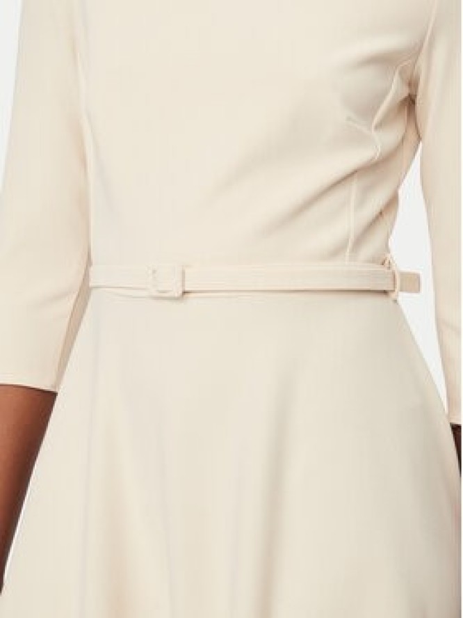 Rinascimento Sukienka koktajlowa CFC0127892003 Beżowy Regular Fit