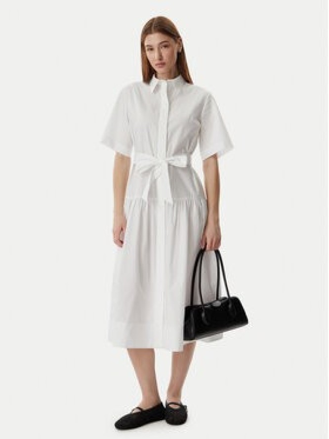 KARL LAGERFELD Sukienka koszulowa B2W13017 Biały Regular Fit