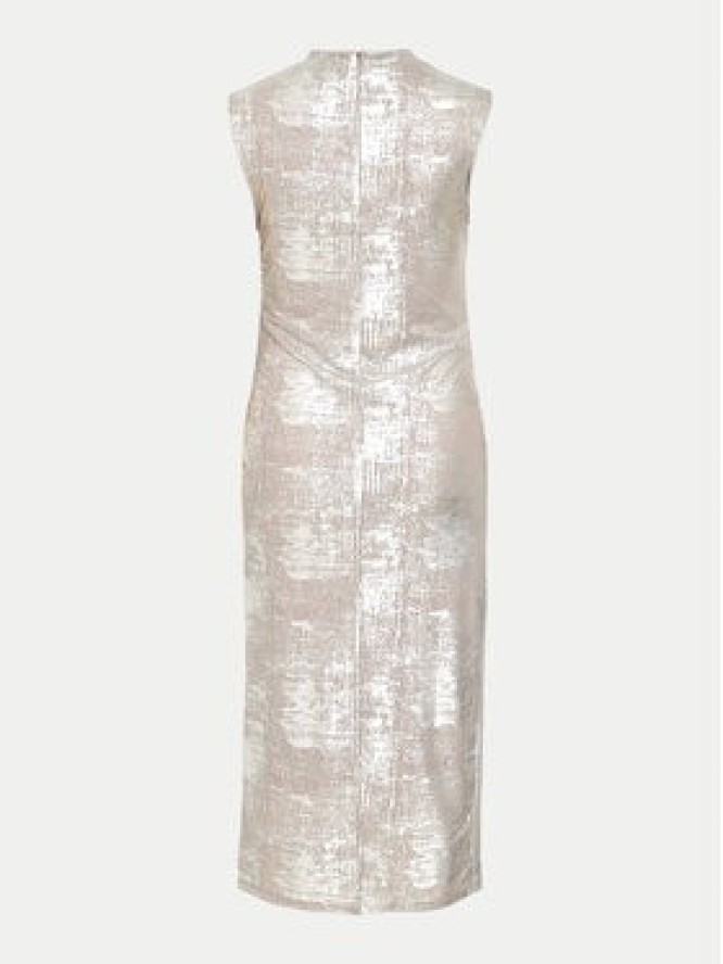 Vila Sukienka koktajlowa 14100142 Srebrny Regular Fit