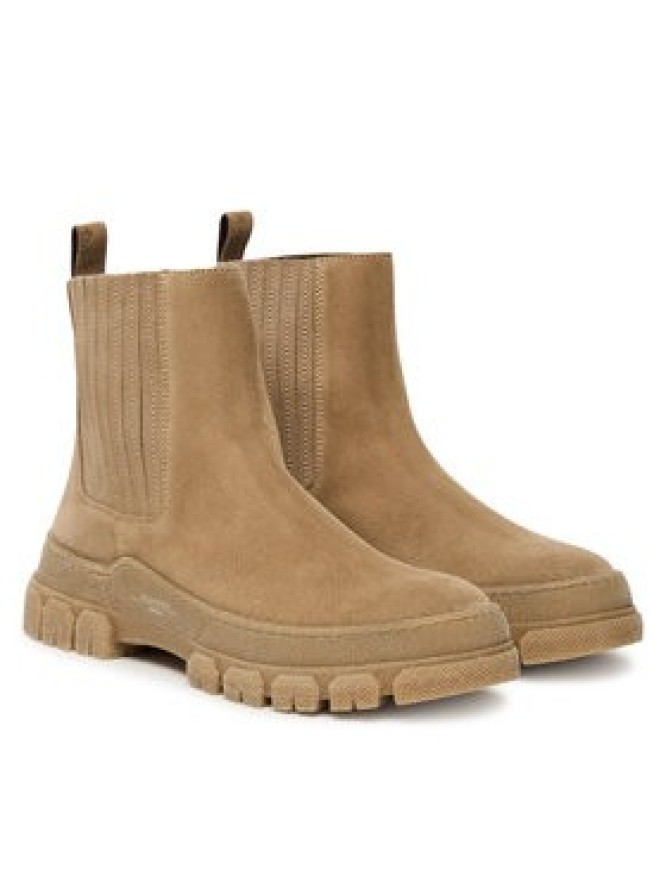 Weekend Max Mara Sztyblety 2525796035600 Beżowy