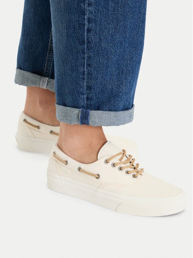 Vans Tenisówki Authentic Boat Shoe VN000Z6WCCZ1 Kremowy