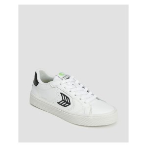 Sneakersy Cariuma Salvas White Leather Black Logo Unisex