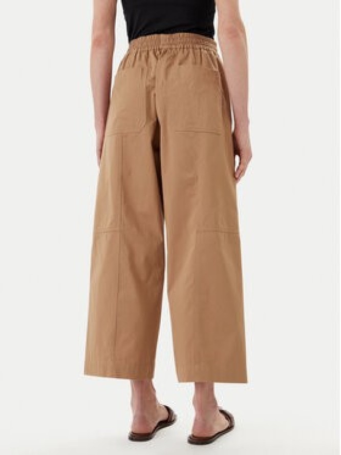 Weekend Max Mara Spodnie materiałowe Milva 2515131092 Brązowy Relaxed Fit