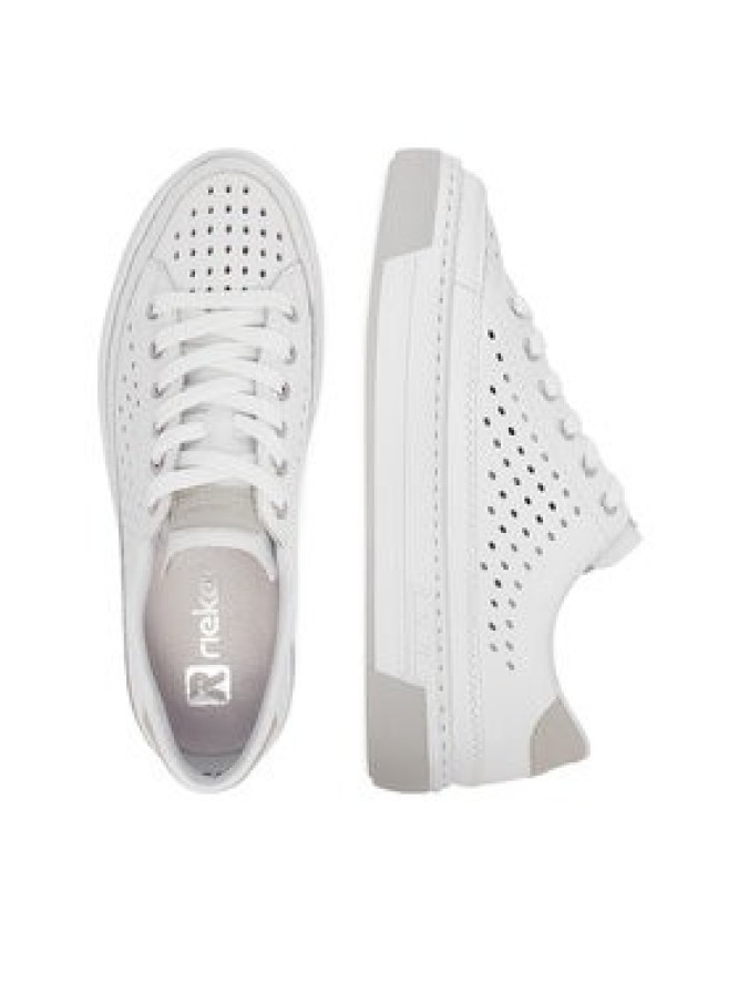 Rieker Sneakersy CEO-L8849-80 Biały