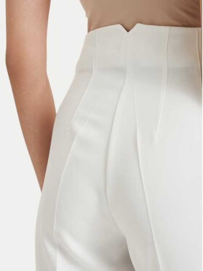 ACCESS FASHION Spodnie materiałowe 63-5132-135 Biały Regular Fit