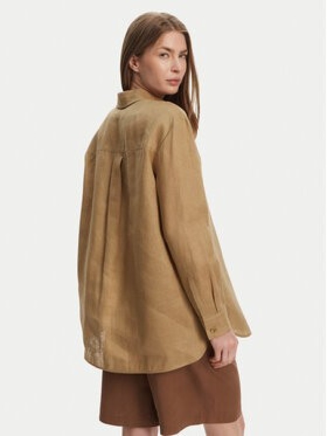 Max Mara Leisure Koszula Noel 2516111018 Brązowy Regular Fit