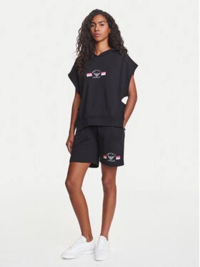 Emporio Armani Underwear Bluza EW000498 AF10882 UC001 Czarny Loose Fit