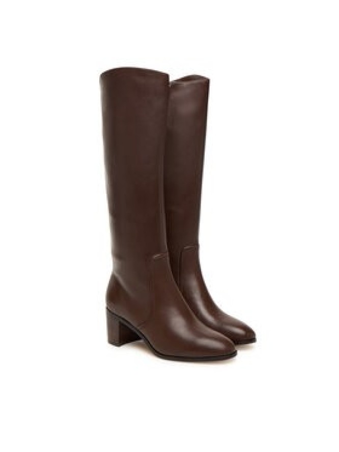 LAUREN RALPH LAUREN Kozaki Charly 802974388002 Brązowy