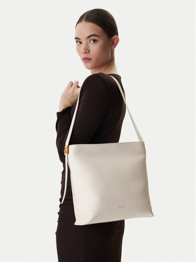 Coccinelle Torebka U4K Coccinelle C-Me Lock E1 U4K 13 02 01 Écru