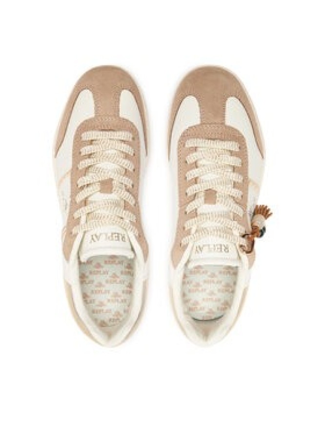 REPLAY Sneakersy GWSD8 .000.C000IL Kremowy