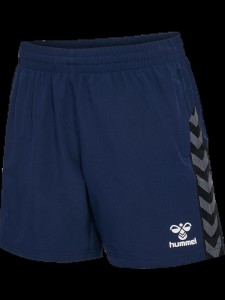 hummel hmlAUTHENTIC WOVEN SHORTS damskie - Granatowe