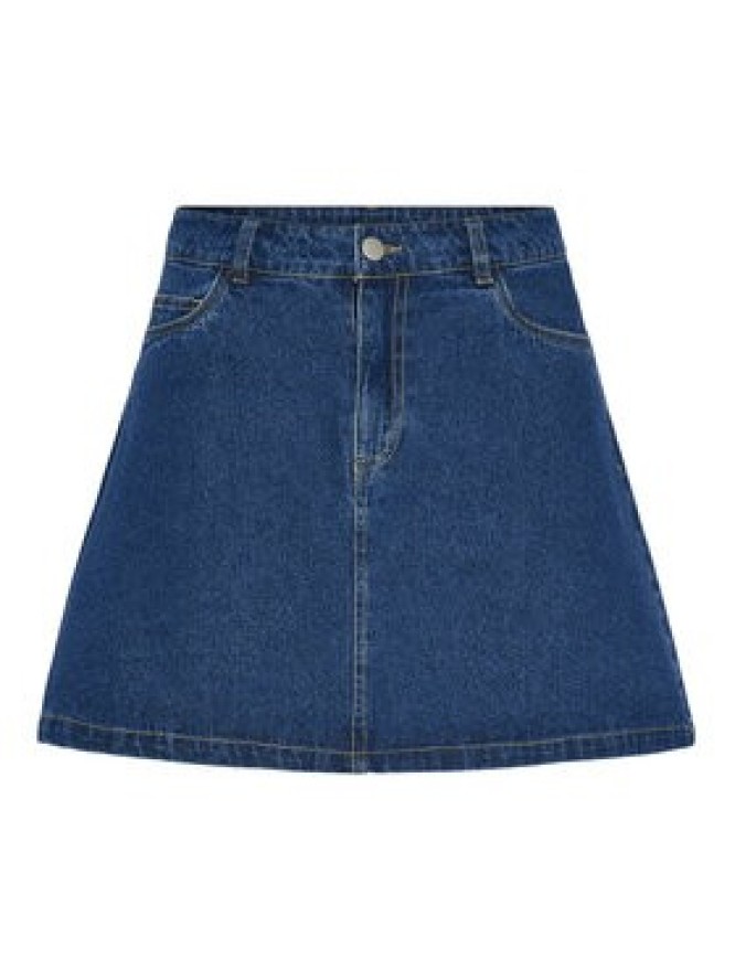 Pieces Spódnica jeansowa Abbi 17154546 Granatowy Regular Fit