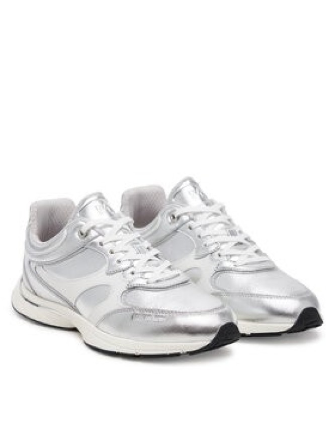 MICHAEL Michael Kors Sneakersy Riley 43S5RLFS1M Srebrny