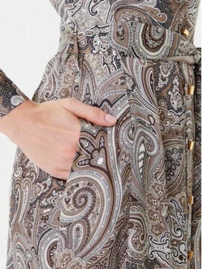 Marciano Guess Sukienka koszulowa 5YGK47 7298A Beżowy Regular Fit