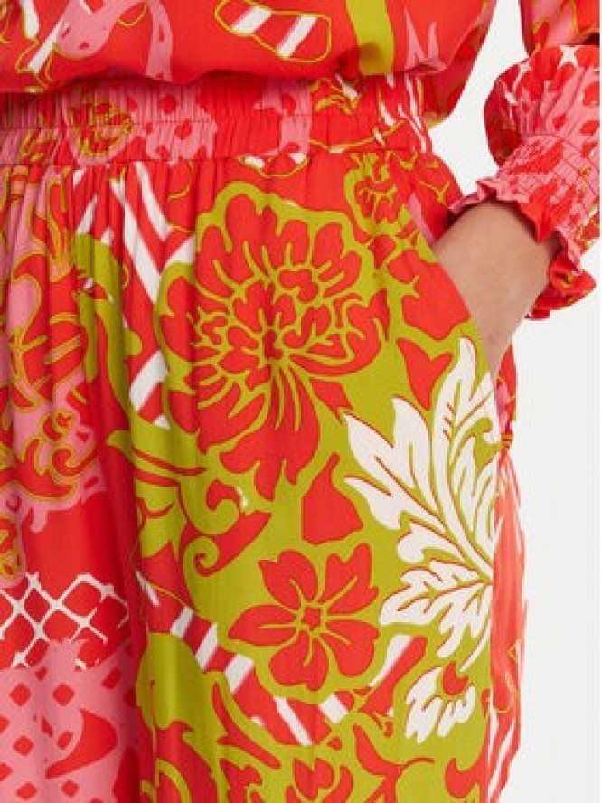 Gaudi Spodnie materiałowe 511BD25026 Pomarańczowy Relaxed Fit