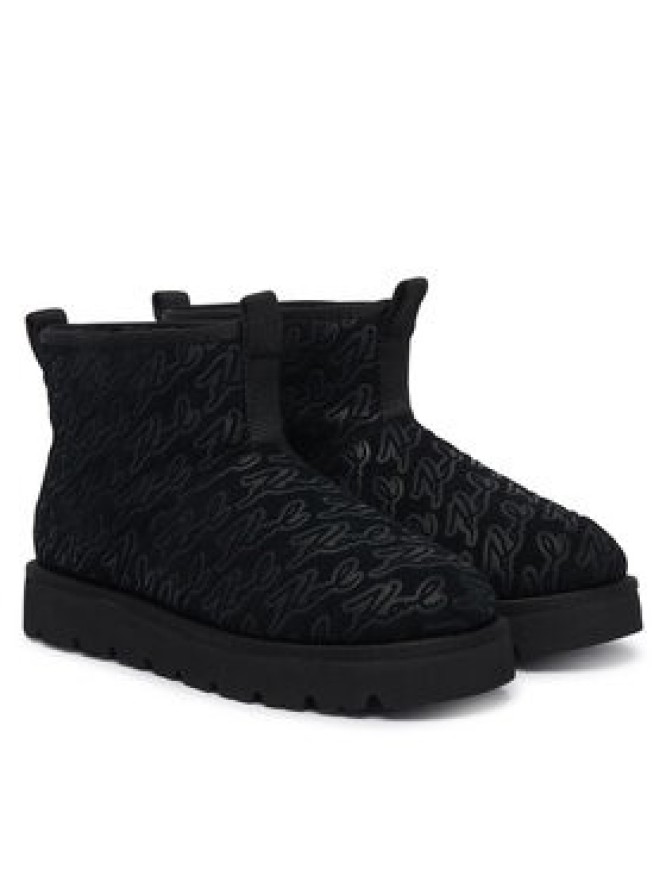 KARL LAGERFELD Śniegowce Skylar Lo KL47636 Czarny
