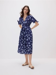 Sukienka midi - jasnoniebieski