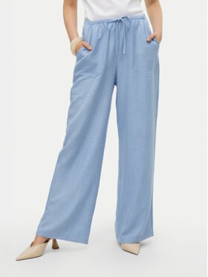 Vero Moda Spodnie materiałowe Melaney 10316385 Niebieski Loose Fit