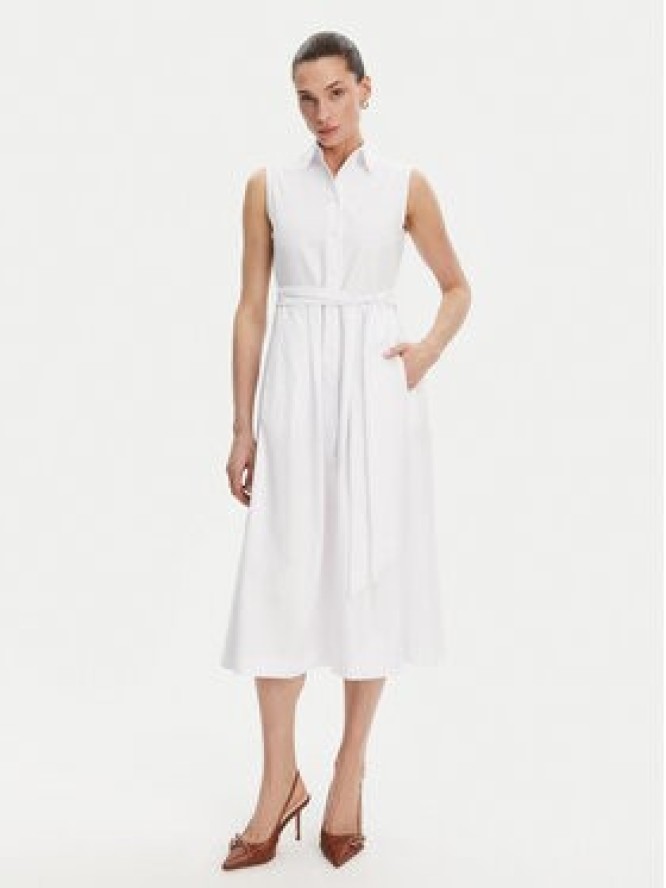 Silvian Heach Sukienka koszulowa GPP25450VE Biały Regular Fit