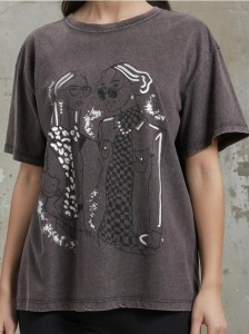 Koszulka z nadrukiem - szary