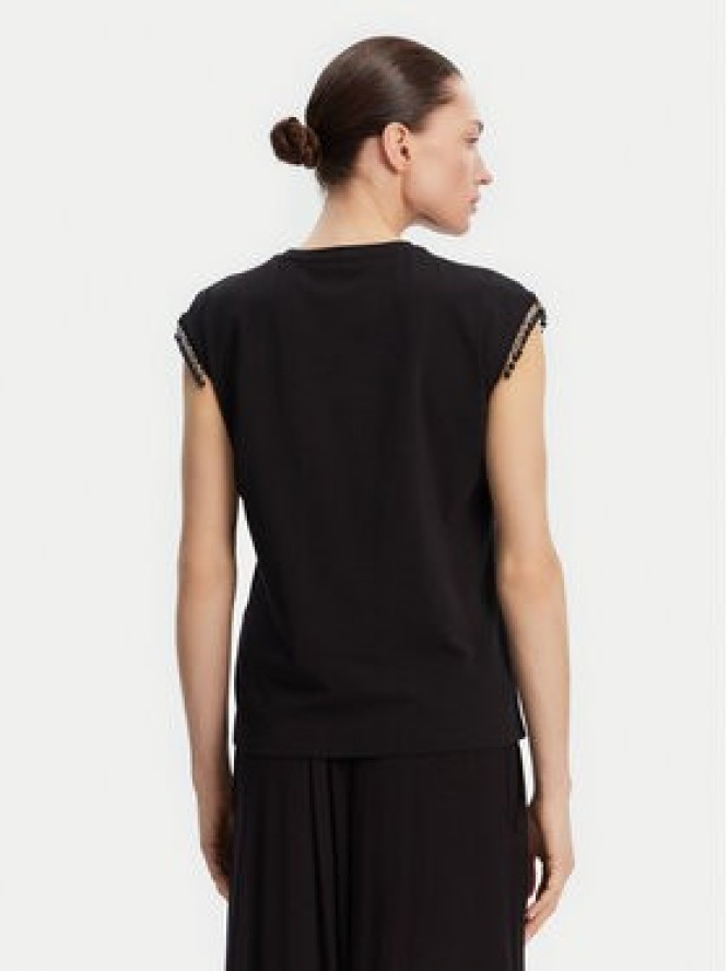 Liu Jo Bluzka WA5158 J5003 Czarny Regular Fit