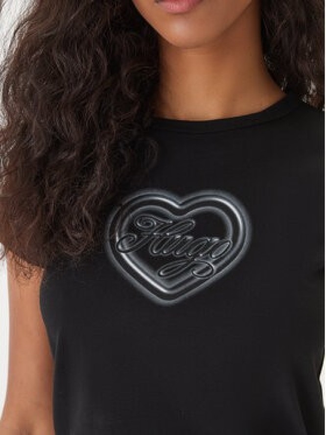 HUGO T-Shirt Dichroma_B 50560769 Czarny Slim Fit