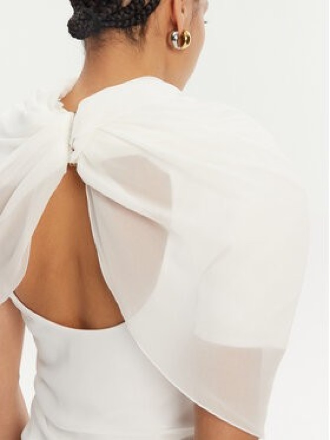 JACQUEMUS Sukienka koktajlowa 24H251DR130-1555 Biały Regular Fit