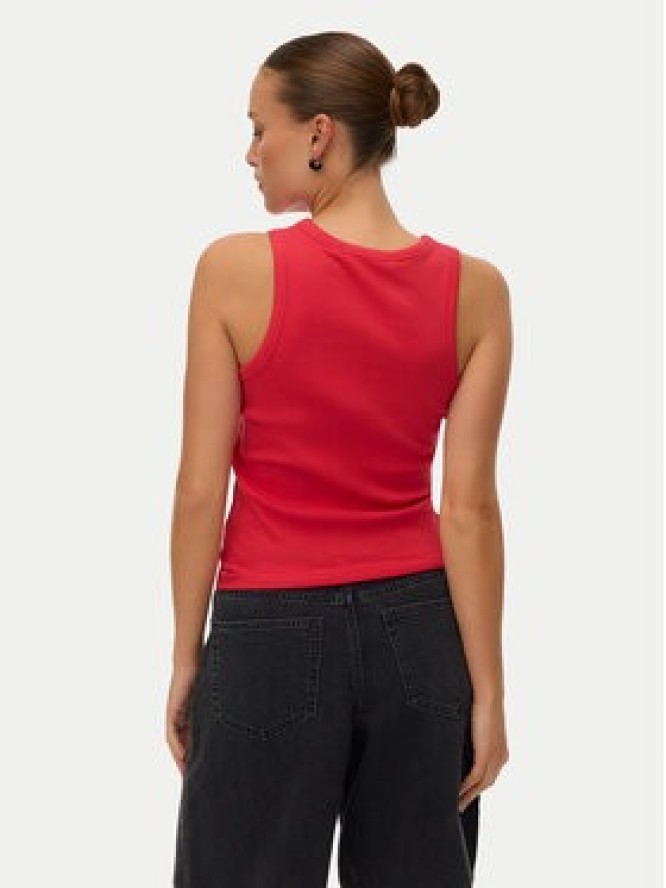 Vero Moda Top Naja 10341964 Czerwony Slim Fit