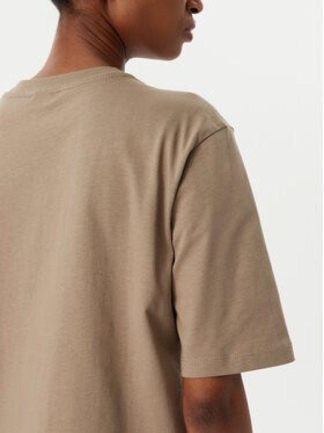Guess T-Shirt V4YI06 I3Z14 Beżowy Regular Fit