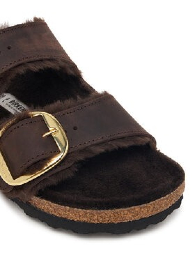 Birkenstock Klapki Arizona Big Buckle 1032982 Brązowy ciemny