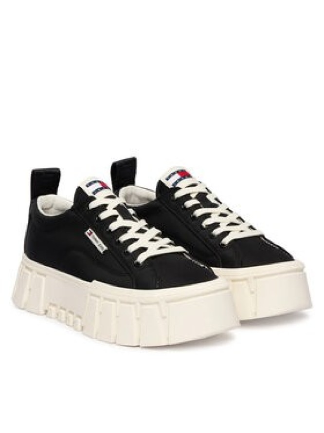 Tommy Jeans Sneakersy Tjw Flatform Chunky Sneaker EN0EN03036 Czarny
