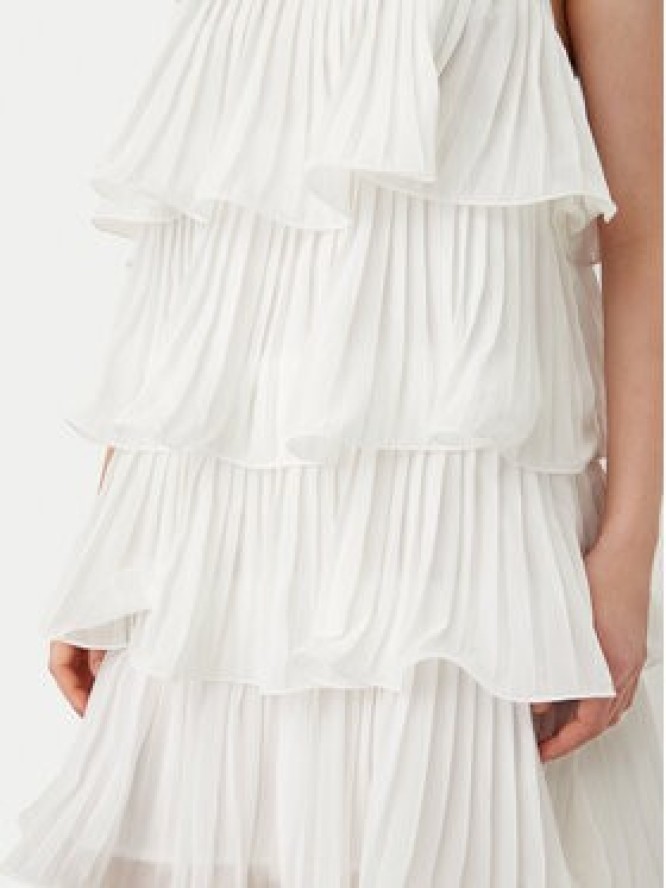 YAS Sukienka koktajlowa Lucia 26036503 Biały Regular Fit